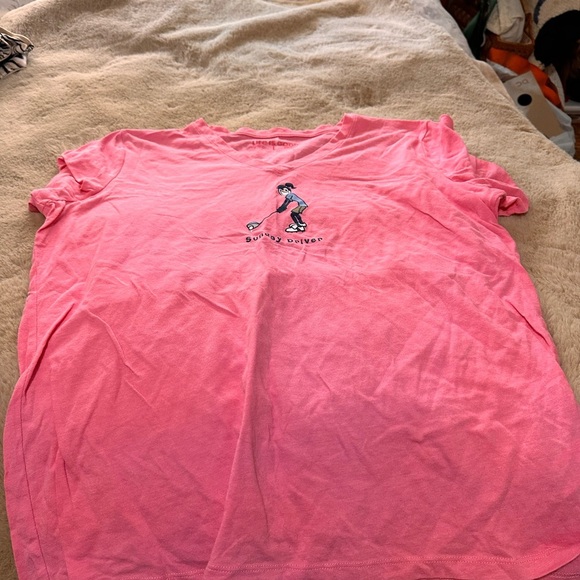 Life is Good Sunday Driver Golf Tee L - Picture 1 of 3